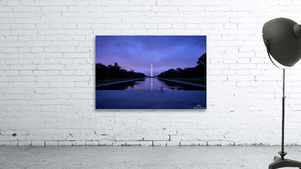 Washington Monument Runner Reflecting Pool Wall Preview