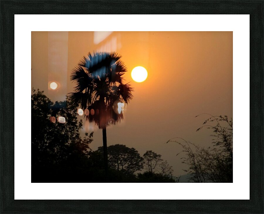 SUN SET Picture Frame print