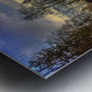 Winter sunset Metal print