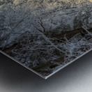 Winter road Metal print