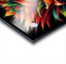 ai artist debra amerson plant artistry orange art Acrylic print