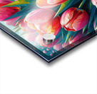 peach dutch tulips copyright 2024 deeper green ho Acrylic print