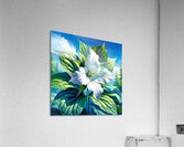 ai artist debra amerson blue sky plant artistry w Acrylic Print