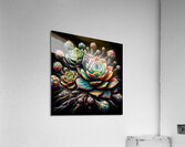 ai artist debra amerson plant artistry abstract h Acrylic Print