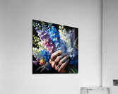 ai artist debra amerson plant artistry blue delph Acrylic Print