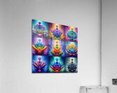 ai artist debra amerson plant artistry chakra suc Acrylic Print