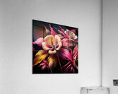 ai artist debra amerson plant artistry big pink g Acrylic Print