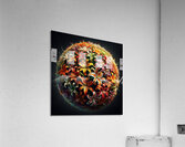 ai artist debra amerson plant artistry daylillies Acrylic Print