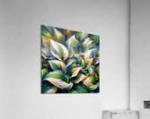 ai artist debra amerson plant artistry hosta copy Acrylic Print