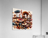 ai artist debra amerson plant artistry mixed mush Acrylic Print