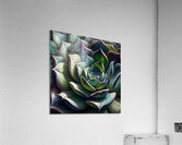 ai artist debra amerson plant artistry purple tip Acrylic Print