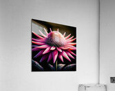 ai artist debra amerson plant artistry pink cone Acrylic Print