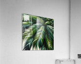 ai artist debra amerson green palm fronds plant a Acrylic Print