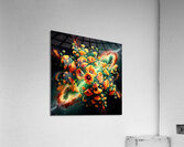 ai artist debra amerson plant artistrypoppy nebul Acrylic Print