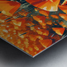 ai artist debra amerson california poppy super bl Metal print