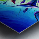 ai artist debra amerson abstract pitcher plant ar Metal print