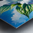 ai artist debra amerson blue sky plant artistry w Metal print