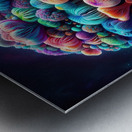 ai artist debra amerson abstract mushroom plant p Metal print