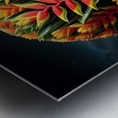 ai artist debra amerson lobster heliconia plant p Metal print