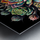 ai artist debra amerson plant artistry abstract h Metal print