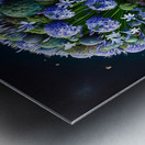 ai artist debra amerson plant artistry blue agapa Metal print