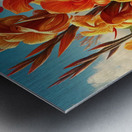 ai artist debra amerson plant artistry colorful c Metal print