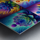 ai artist debra amerson plant artistry chakra suc Metal print