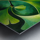 ai artist debra amerson plant artistry green gink Metal print