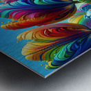 ai artist debra amerson plant artistry multi colo Metal print