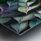 ai artist debra amerson plant artistry purple tip Metal print