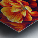 ai artist debra amerson plant artistry orange nas Metal print