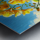 ai artist debra amerson plant artistry mustard we Metal print