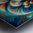 ai artist debra amerson plant artistry abstract b Metal print