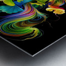 ai artist debra amerson plant artistryabstract pi Metal print