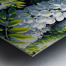 ai artist debra amerson plant artistry white wist Metal print