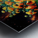 ai artist debra amerson plant artistrypoppy nebul Metal print