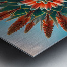 wall art by ai artist debra amerson deeper green  1718631688.0103 Metal print