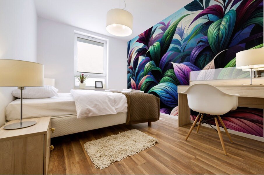 ai artist debra amerson plant artistry abstract p 1717677679.6946 Mural print