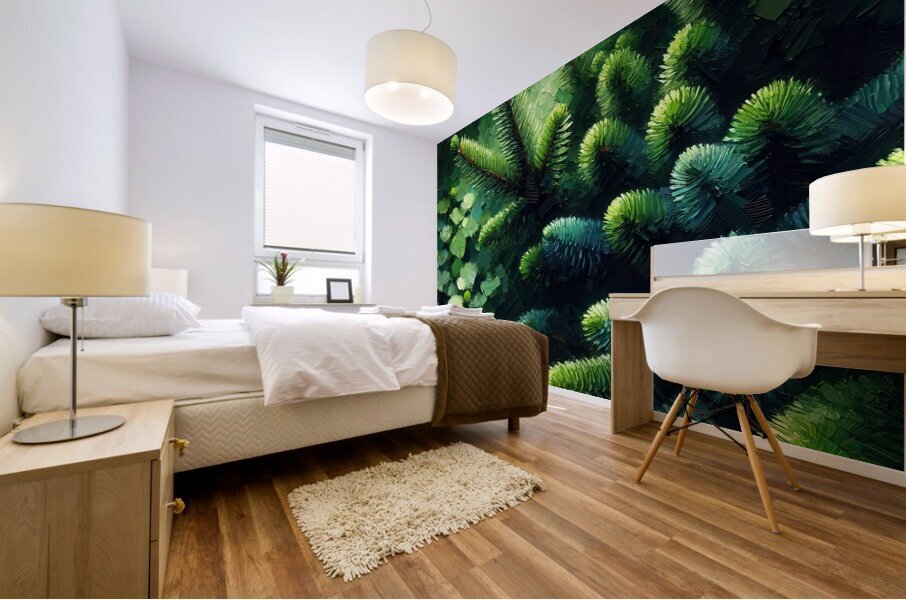 ai artist debra amerson plant artistry douglas fi Mural print