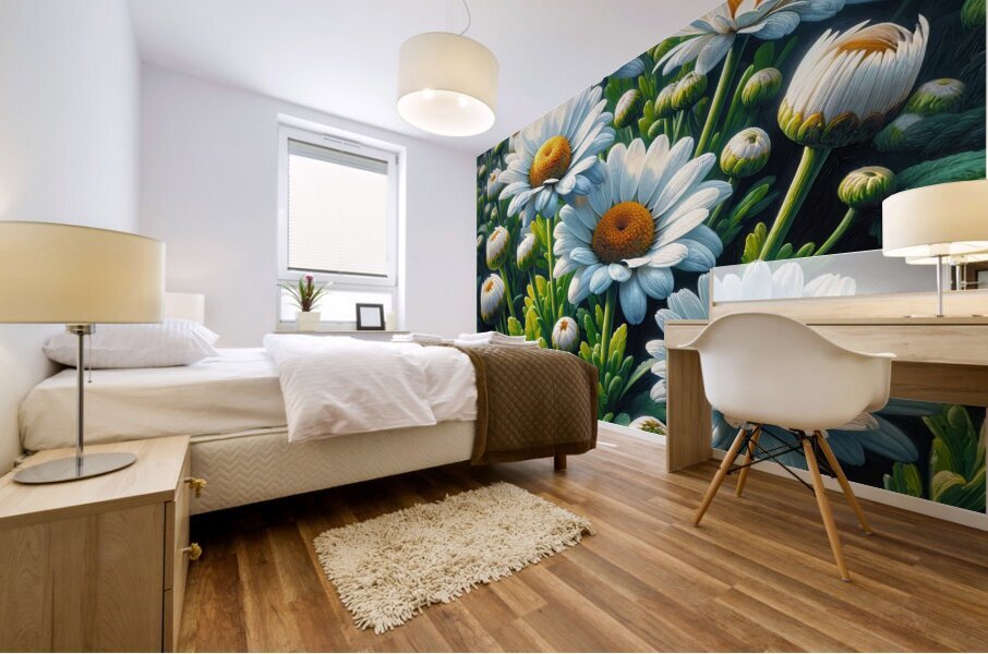 ai artist debra amerson plant artistry luther bur Mural print