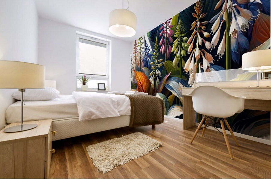 ai artist debra amerson plant artistry copyright Mural print