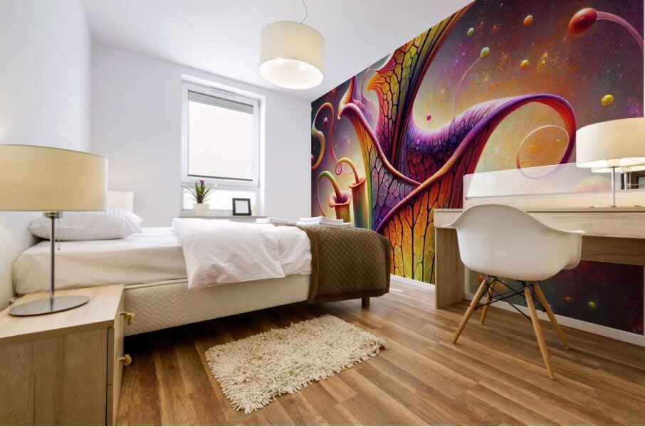 ai artist debra amerson plant artistry pitcher pl Mural print