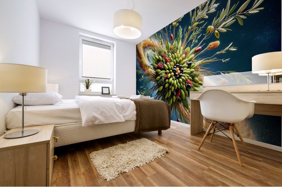 ai artist debra amerson plant artistry497b1527 48 Mural print