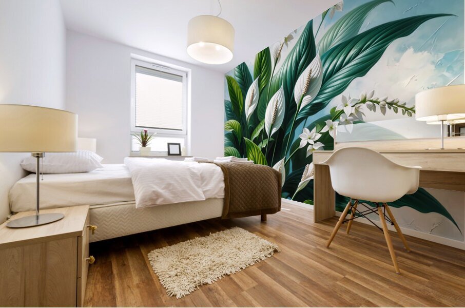 ai artist debra amerson plant artistry92d4b2a0 c9 Mural print