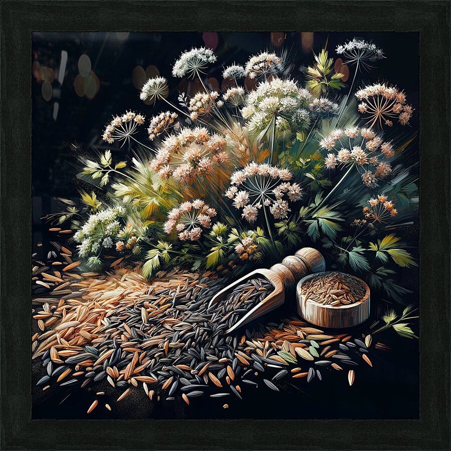 ai artist debra amerson plant artistry cardemum c Picture Frame print