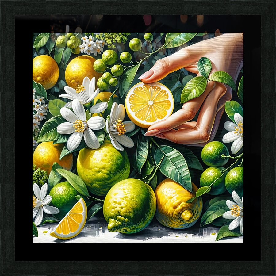 ai artist debra amerson plant artistry picking or Picture Frame print