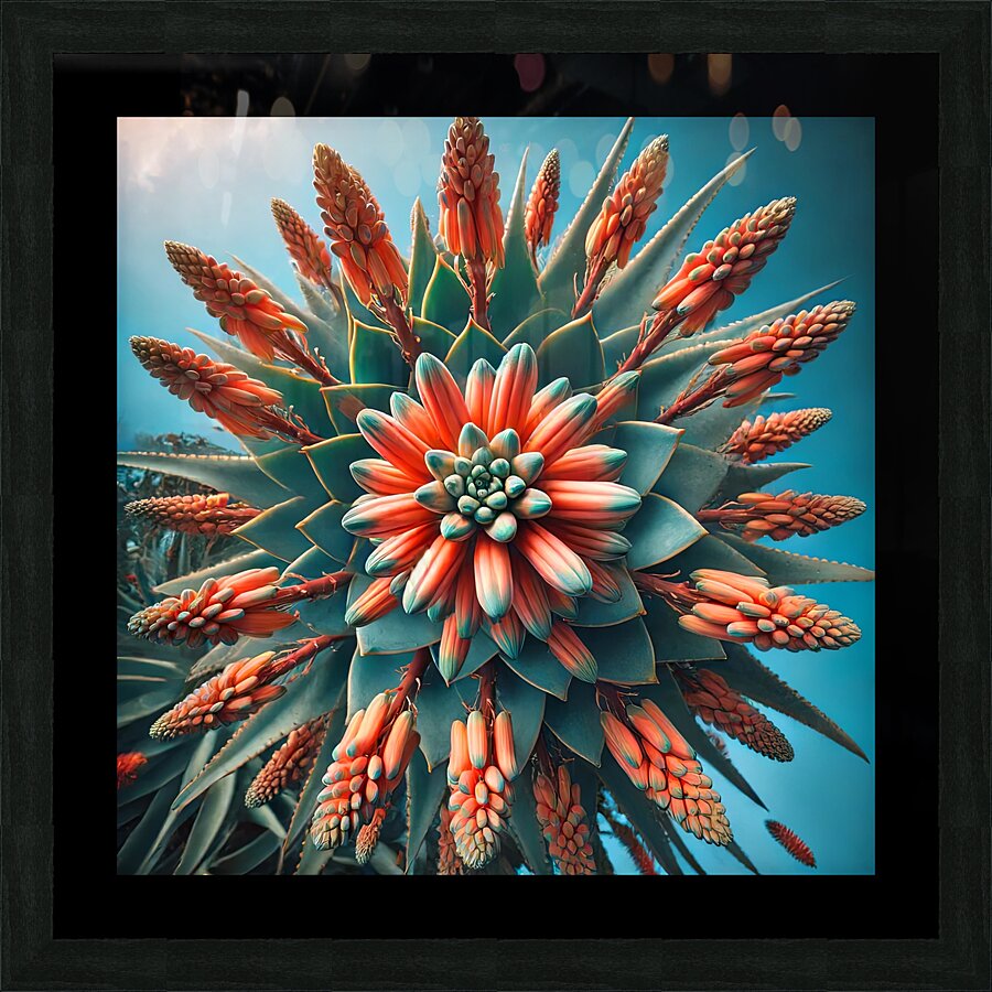 wall art by ai artist debra amerson deeper green  1718631688.0103 Picture Frame print