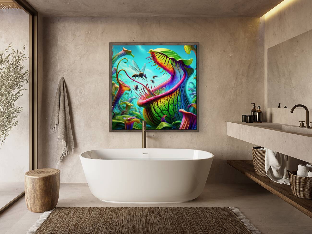 ai artist debra amerson carnivore fly eater copyr Reproduction