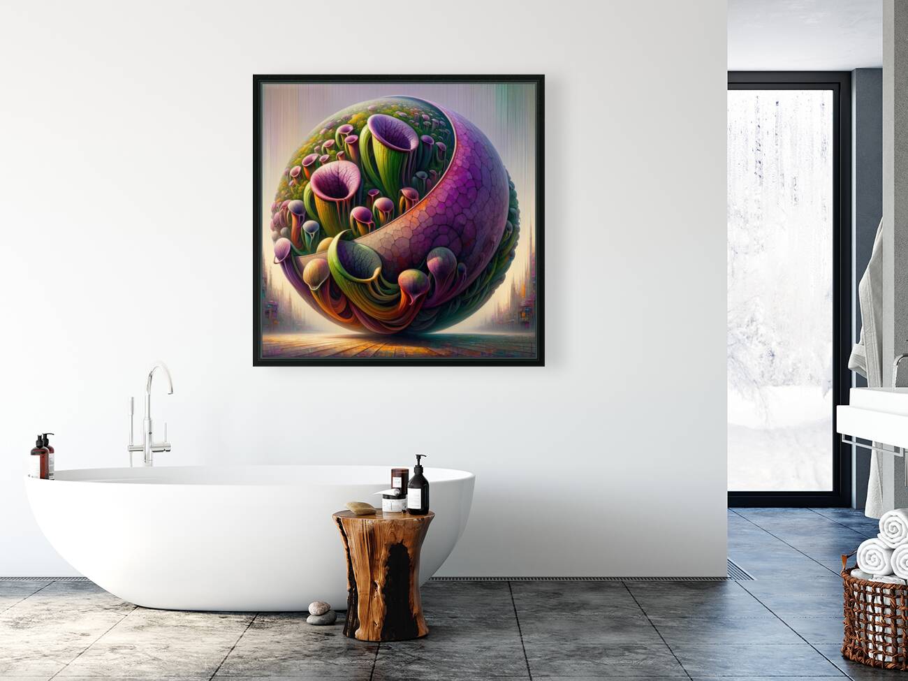 ai artist debra amerson plant artistry abstract g Reproduction