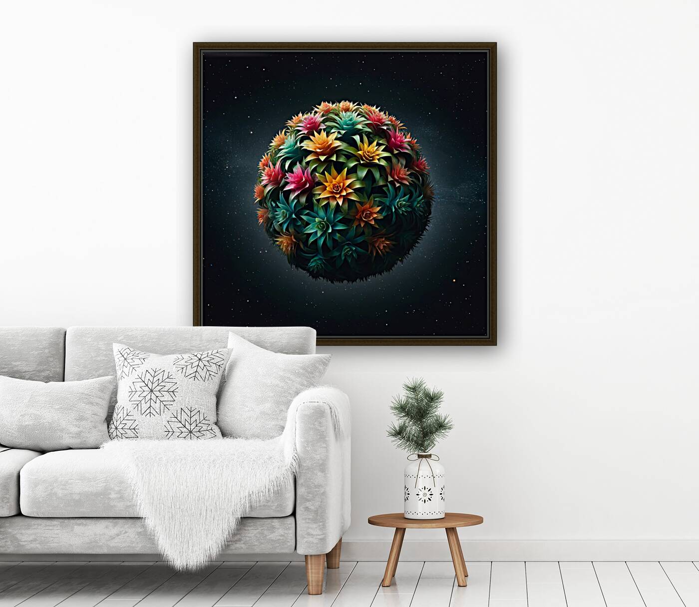 ai artist debra amerson plant artistry colorful g Reproduction